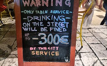 Alkoholverbot in Kroatien